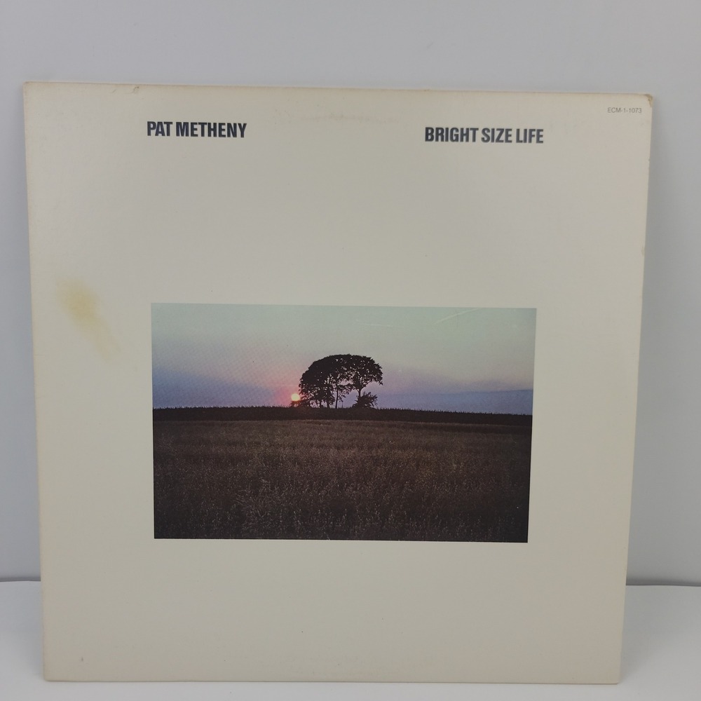 Pat Metheny Bright Size Life Vinyl LP 1976 ECM-1-1073 Jaco Pastorius Jazz